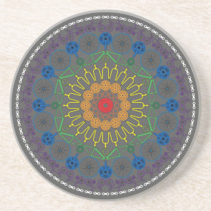 Porta copos da mandala da bicicleta