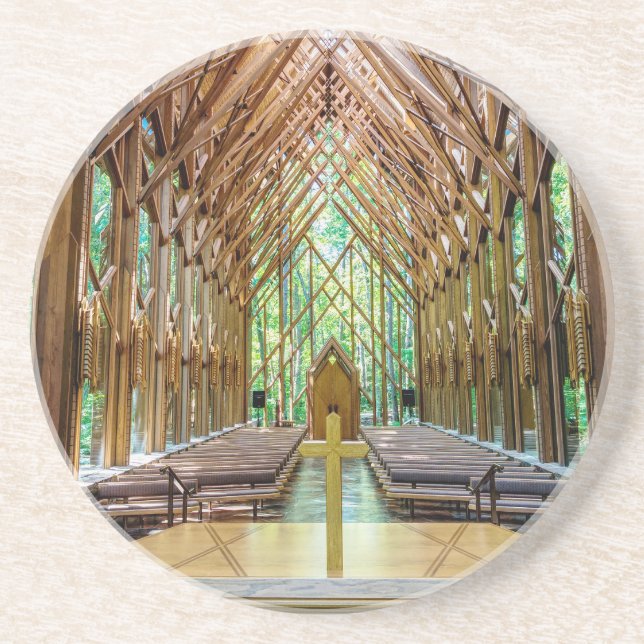 Porta-copos Da Sandstone Coaster do Altar (Frente)