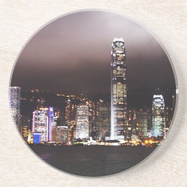 Porta copos da skyline da cidade (Frente)