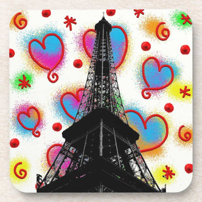 Porta copos da Torre Eiffel (Frente)