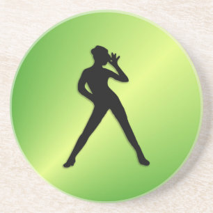 Porta-copos Dança Moderna Verde
