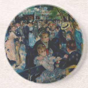 Porta-copos Dança no Le Moulin de la Galette - Auguste Renoir