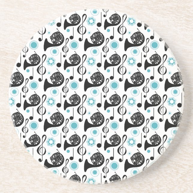 Porta copos das Notas do Corno Francês (Frente)