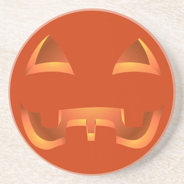 Porta copos de Abóbora Diversão de Halloween Jack- (Frente)