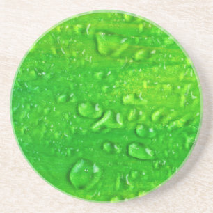 Porta copos de água verde cai