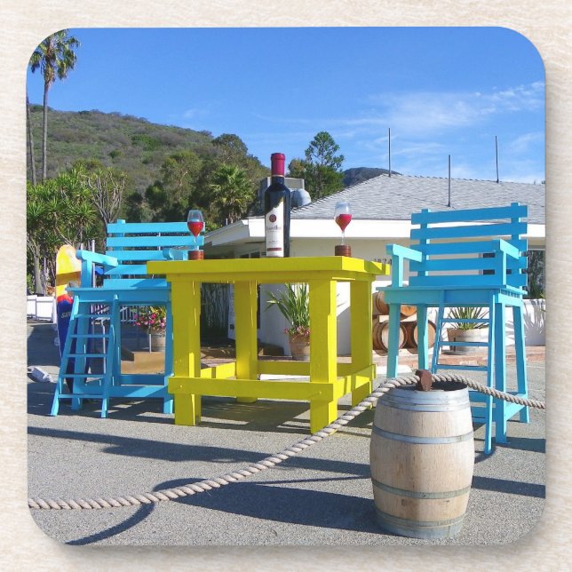 Porta copos de alegria de vinho super Legal! (Frente)