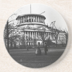 Porta-copos De Arenito A construção do Capitólio na C.C. de Washington