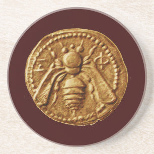 PORTA-COPOS DE ARENITO ABELHA DE MEL, PROFESSOR