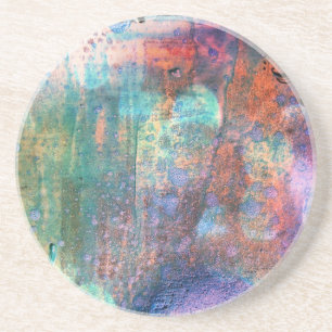 Porta-copos De Arenito Abstrato