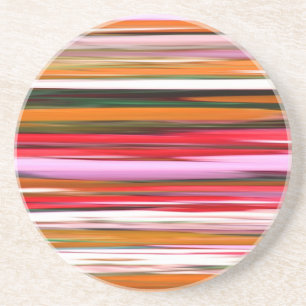 Porta-copos De Arenito Abstrato nº 2: Blur laranja