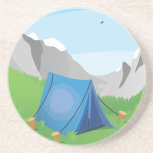 Porta-copos De Arenito Acampamento