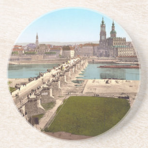 Porta-copos De Arenito Altstadt Old City Dresden View do Ministério da G