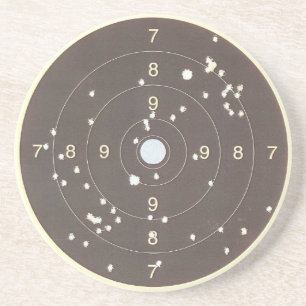 Porta-copos De Arenito Alvo da escala de tiro