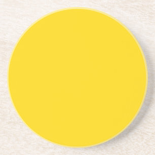 Porta-copos De Arenito Amarelo dourado ffd700
