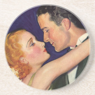 Porta-copos De Arenito Amor e Romance Vintage, Filmes Retro de Hollywood