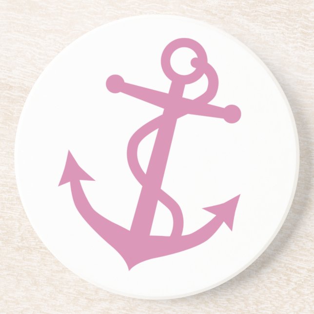 Porta-copos De Arenito Âncora (Frente)