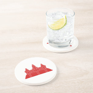 Porta-copos De Arenito Angkor Wat Ver.2.0. Khmer Temple