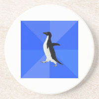 Animal social inábil Meme do conselho do pinguim