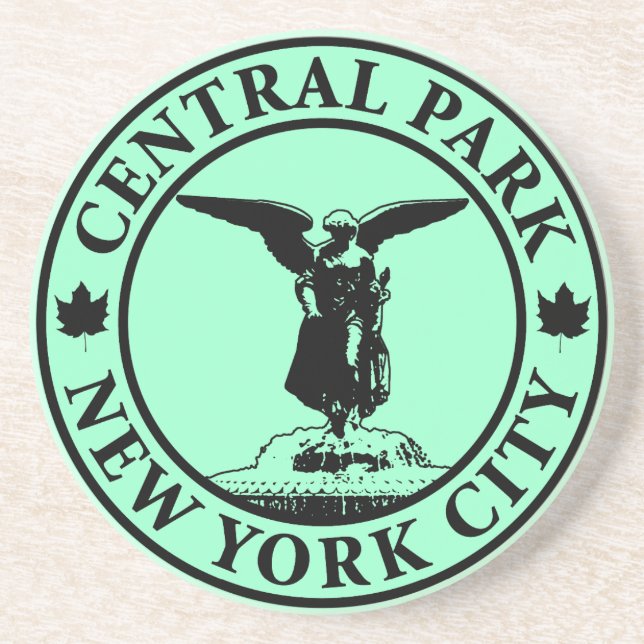 Porta-copos De Arenito Anjo do Central Park (Frente)