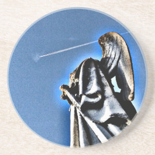 Porta-copos De Arenito Anjo e contraste