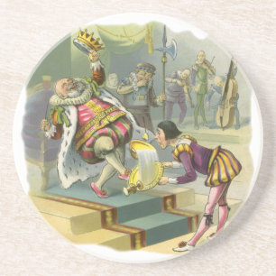 Porta-copos De Arenito Antiga Rima Infantil Poema Canção Old King Cole