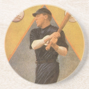 Porta-copos De Arenito Arte de rótulo de produto vintage, Boston Garter p