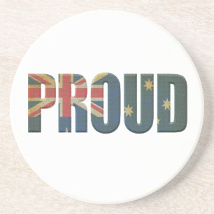 Porta-copos De Arenito Australiano Patriótico