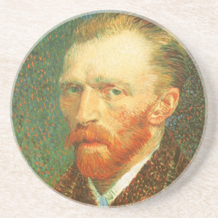 Porta-copos De Arenito Autorretrato de Vincent van Gogh
