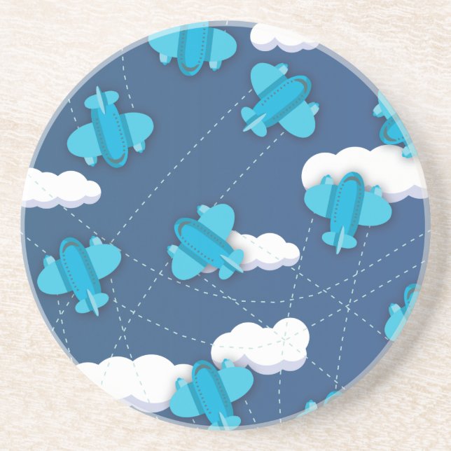 Porta-copos De Arenito aviões (Frente)