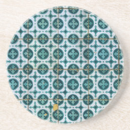Porta-copos De Arenito Azulejos, Portuguese Tiles