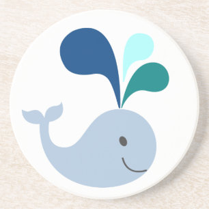 Porta-copos De Arenito Baleia