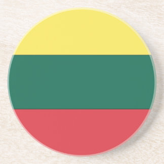 Porta-copos De Arenito Bandeira Nacional da Lituânia