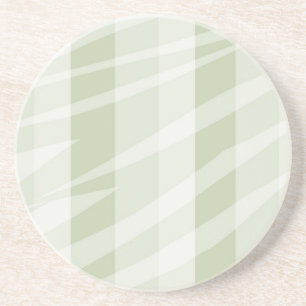 Porta-copos De Arenito Bandeiras Brancas Mint Green