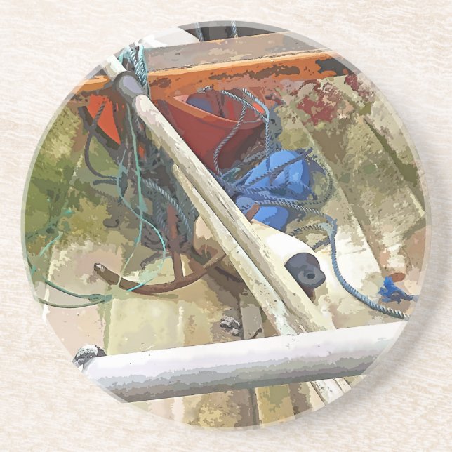 PORTA-COPOS DE ARENITO BARCO (Frente)