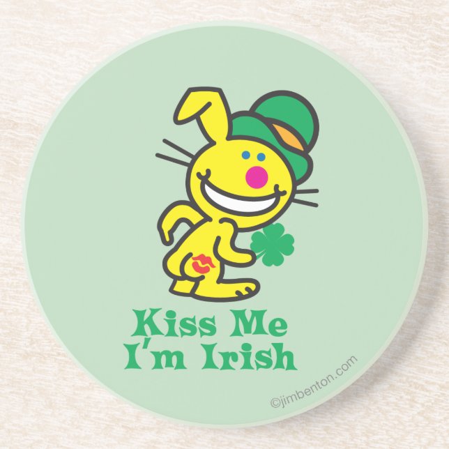 Porta-copos De Arenito Beije-me (Frente)