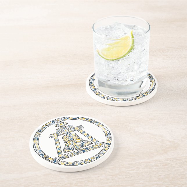 Porta-copos De Arenito Beira-rio, Califórnia - um tributo (Lateral)