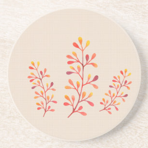 Porta-copos De Arenito Berry Branches