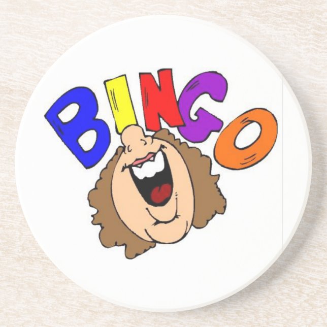 Porta-copos De Arenito Bingo (Frente)