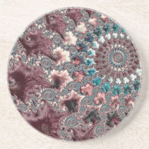 Porta-copos De Arenito Bohemian Fractal