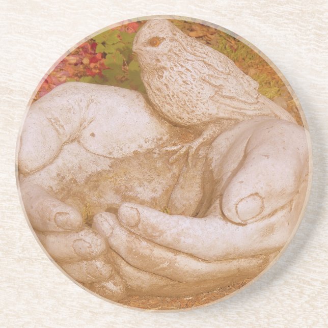 Porta-copos De Arenito bondade para todos (Frente)