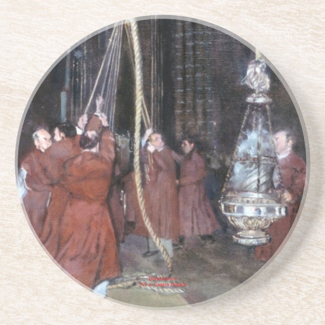 Porta-copos De Arenito Botafumeiro (Frente)