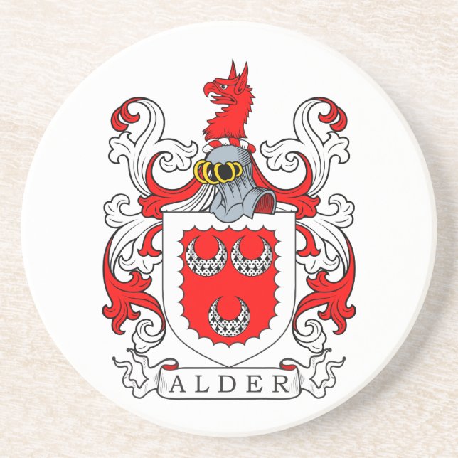 Porta-copos De Arenito Brasão (Frente)