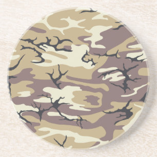Porta-copos De Arenito Brown Camo