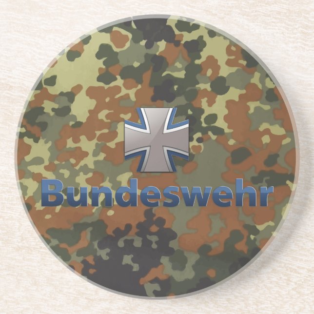Porta-copos De Arenito Bundeswehr Emblem (Frente)