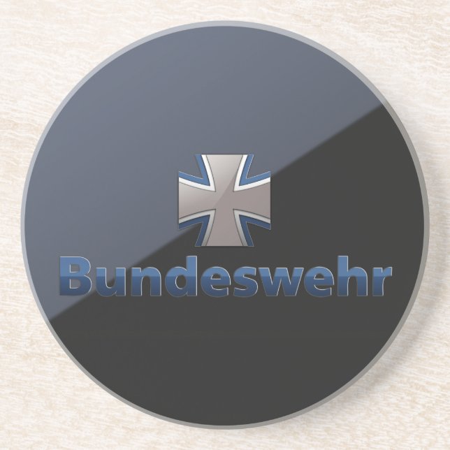 Porta-copos De Arenito Bundeswehr Emblem (Frente)