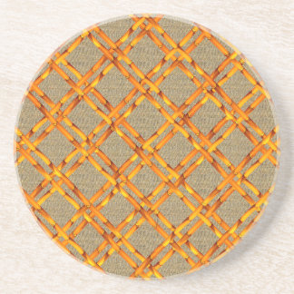 PORTA-COPOS DE ARENITO BURLAP-AND-BAMBOO