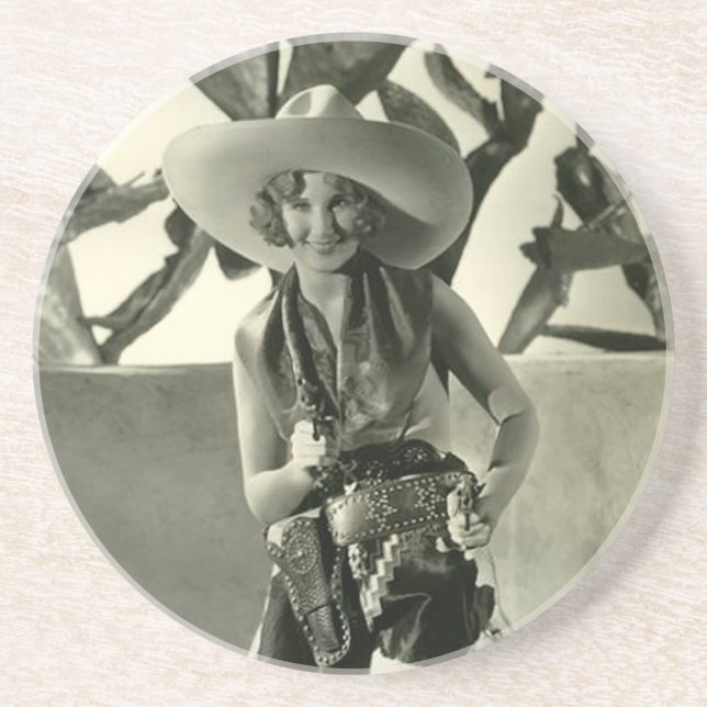 Porta-copos De Arenito Cacto Kate (Frente)