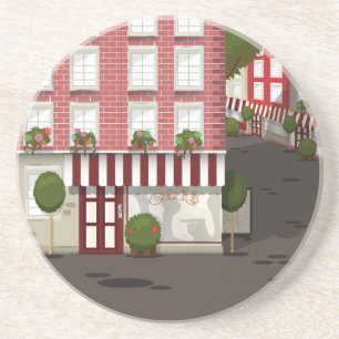 Porta-copos De Arenito café