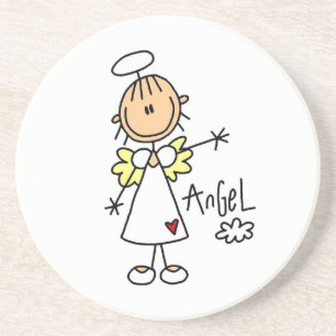 Porta-copos De Arenito Camisetas e Presentes do Anjo de Palitinhos