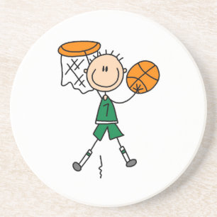 Porta-copos De Arenito Camisetas e Presentes do Jogador de Basquete Menin